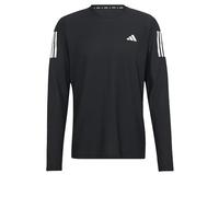 Adidas Uomo Own The Run Long Sleeve Tee, Black/White, XS
