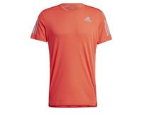 adidas Uomo Own The Run Tee, Bright Red/Reflective Silver, S