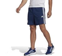 Adidas Uomo Pantaloni Corti Attivi Traspiranti Con Strisce Bianche, Media, Blu.