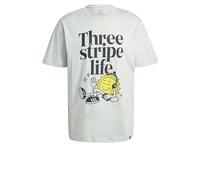 adidas Uomo Positivity Graphic Tee, Linen Green F22, S