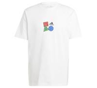 adidas Uomo Positivity Shapes Graphic Tee, White, M