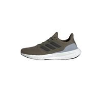 Adidas Uomo Pureboost 23 Shoes, Olive Strata/Core Black/Halo Silver, 41 1/3 EU