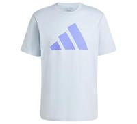 adidas Uomo PWR 3 Graphic Tee, Wonder Blue, M Tall