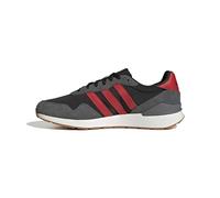 adidas Uomo Run 60S 4.0 Shoes, Core Black/Better Scarlet/Carbon, 40 2/3 EU