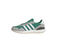 adidas Uomo Run 60s 4.0 Shoes, Court Green/Ftwr White/Grey Two, 42 2/3 EU