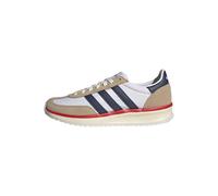 adidas Uomo Run 70S 2.0 Shoes, Ftwr White/Dark Blue/Warm Sandstone, 44 EU