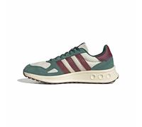 adidas Uomo Run 84 Shoes, Wonder White/Collegiate Burgundy/Collegiate Green, 45 1/3 EU