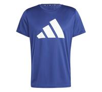 adidas Uomo Run It Stripes Tee, Dark Blue, S