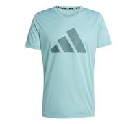 Adidas Uomo Run It Stripes Tee, Mint TON, XXL