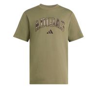 adidas Uomo Seasonal Essentials Camo Shirt, Olive Strata/Multicolor, XL