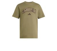 adidas Uomo Seasonal Essentials Camo Shirt, Olive Strata/Multicolor, XXL