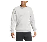 adidas Uomo Seasonal Essentials Monogram Graphic Crew Fleece Sweatshirt, Grey Two, S