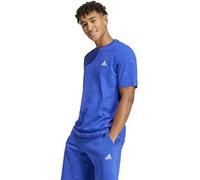 adidas Uomo Seasonal Essentials Monogram Graphic Tee, Semi Lucid Blue, M