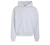 adidas Uomo Soft Lux Hoodie Sweatshirt, Light Grey Heather, L