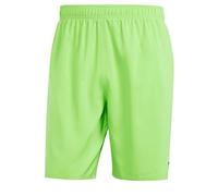 Adidas Uomo Solid CLX Classic-Length Swim Shorts, Lucid Lime/White, M