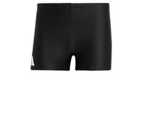 adidas Uomo Solid Swim Boxers, Black / White, 32
