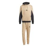 Adidas Tuta da Uomo Fleece Colorblock Hooded Beige Taglia M Codice KB5265 Beige