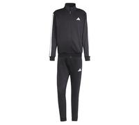 adidas Uomo Sportswear Basic 3 Stripes Fleece Track Suit, Black, L Short