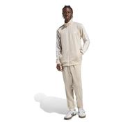 adidas Uomo Sportswear Basic 3 Stripes Tricot Track Suit, Crystal Linen/white, S