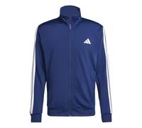 adidas Uomo Sportswear Basic 3 Stripes Tricot Track Suit, Dark Blue, L