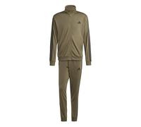 adidas Uomo Sportswear Basic 3 Stripes Tricot Track Suit, Olive Strata, L Tall