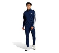 adidas Uomo Sportswear Basic 3 Stripes Tricot Tracksuit, Tuta da Allenamento, Blu (Dark Blue), XS