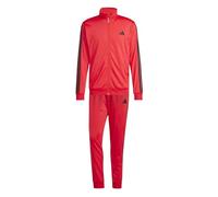 adidas Uomo Sportswear Basic 3 Stripes Tricot Tracksuit, Tuta da Allenamento, Verde (pure ruby), XS
