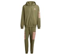 adidas Uomo SPORTSWEAR WOVEN CARGO TRACKSUIT, Olive Strata, S