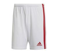adidas Uomo Squadra 21 Shorts, White / Team Power Red, XS