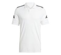 adidas Uomo Squadra25 Cotton Polo Shirt, White/Black, L
