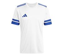 adidas Uomo SQUADRA25 Jersey Short Sleeve, White/Royal Blue, M