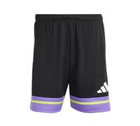 adidas Uomo SQUADRA25 Short, Black/Purple Rush/Semi Solar Slime, 3XL