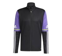 adidas - Football Squadra 25 - Giacca sportiva da allenamento nera / viola rush-Nero L