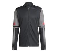 adidas Uomo SQUADRA25 TRAINING JACKET, black/team grey four/pure ruby, L