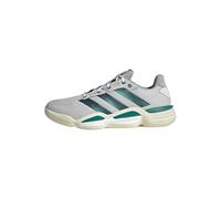 adidas Uomo Stabil 16 Indoor Shoes, Grey One/Equipment Green/off White, 43 1/3 EU
