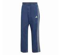 adidas Uomo Stadium Regular Fit Denim Full Length Open Hem Trackpants Pants, preloved Ink, S