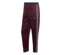 adidas Uomo Stadium Regular Fit Pique Full Length Open Hem Trackpants Pants, Maroon, M