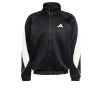 adidas Uomo Stadium Tracktop Sweatshirt, Black/off White, 4XL