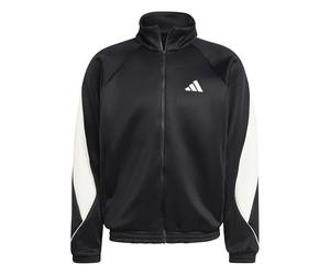 adidas Uomo Stadium Tracktop Sweatshirt, Black/off White, XS