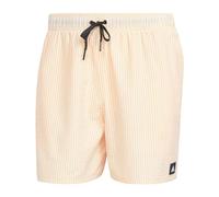 adidas Uomo Stripey Classics Swim Shorts Short Length, Spark/White, S