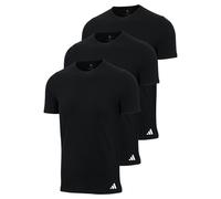 Adidas Uomo T-Shirt, 3er Pacco - Girocollo Maglia, Active Core Cotone, Einfar