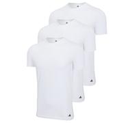 Adidas Uomo T-Shirt, 3er Pacco - Girocollo Maglia, Active Core Cotone, Einfar