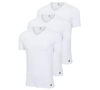 Adidas Uomo T-Shirt, 3er Pacco - Scollo A V Maglia, Active Core Cotone, Unita