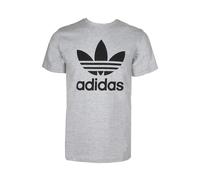 Adidas Uomo T-Shirt Logo Trifoglio Design Grafico Classico Manica Corta Camicia