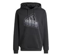 adidas Uomo Tech Graphic Hoodie, Black, XL