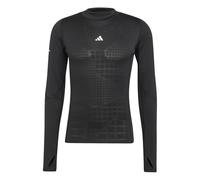 adidas - Training Tech Fit Cold Ready - Maglietta nera a maniche lunghe-Nero 2XL