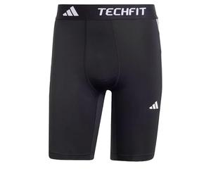 adidas Uomo TECHFIT COMPRESSION TRAINING 3-STRIPES SHORT TIGHTS, Black, M