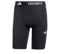 Leggings corti da allenamento TECHFIT Compression 3-Stripes Black XS