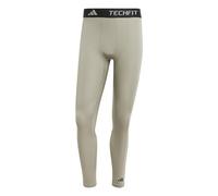 Adidas Techfit Compression Leggings Beige S Uomo