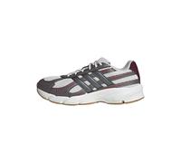 adidas Uomo TECHNOCHAOS 2000 Shoes, Core White/Trace Grey Met./Better Scarlet, 44 EU